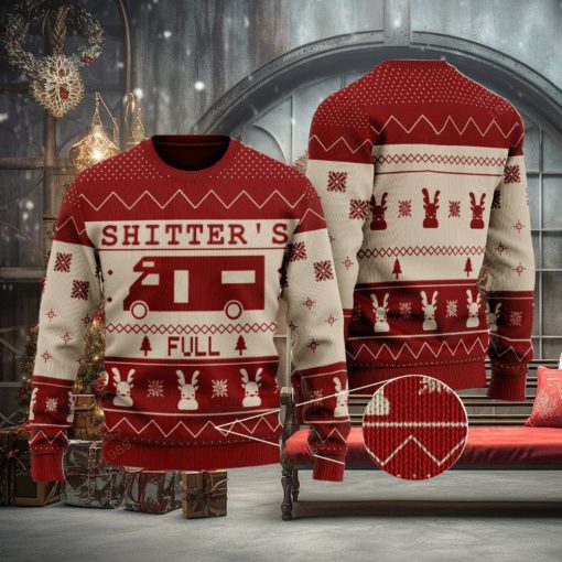 Shitter’s Full Knitted Christmas Sweater For Men And Women