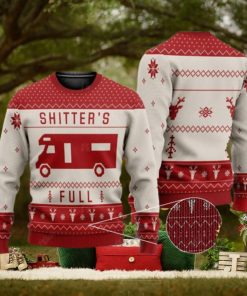 Shitters Full Ugly Christmas Sweater Merry Christmas