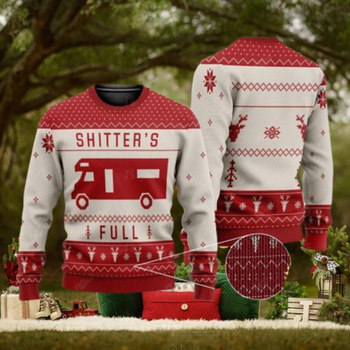 Shitters Full Ugly Christmas Sweater Merry Christmas