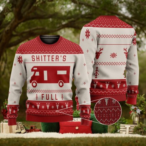 Shitters Full Ugly Merry Ugly Gift Christmas 3D Sweater For Men And Women