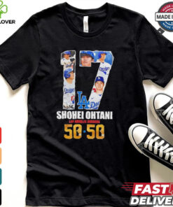 Shohei Ohtani 17 Los Angeles Dodgers 50 50 hoodie, sweater, longsleeve, shirt v-neck, t-shirt