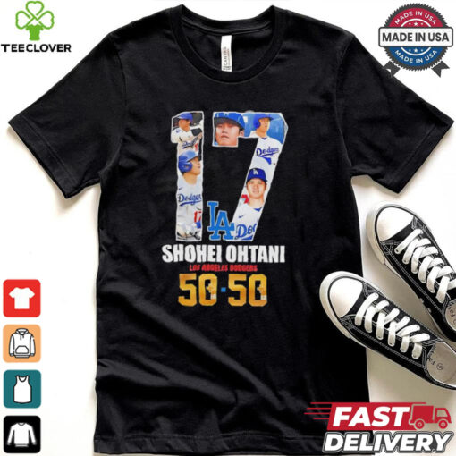 Shohei Ohtani 17 Los Angeles Dodgers 50 50 hoodie, sweater, longsleeve, shirt v-neck, t-shirt