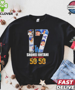 Shohei Ohtani 17 Los Angeles Dodgers 50 50 hoodie, sweater, longsleeve, shirt v-neck, t-shirt