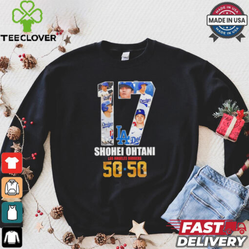 Shohei Ohtani 17 Los Angeles Dodgers 50 50 hoodie, sweater, longsleeve, shirt v-neck, t-shirt