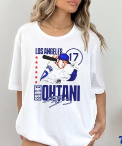 Shohei Ohtani 17 Los Angeles Dodgers Baseball Player signature shirt