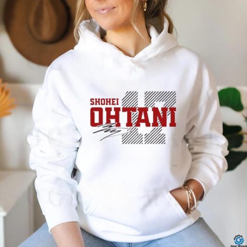 Shohei Ohtani 17 type signature text hoodie, sweater, longsleeve, shirt v-neck, t-shirt