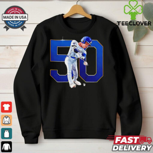 Shohei Ohtani 50 batting hoodie, sweater, longsleeve, shirt v-neck, t-shirt