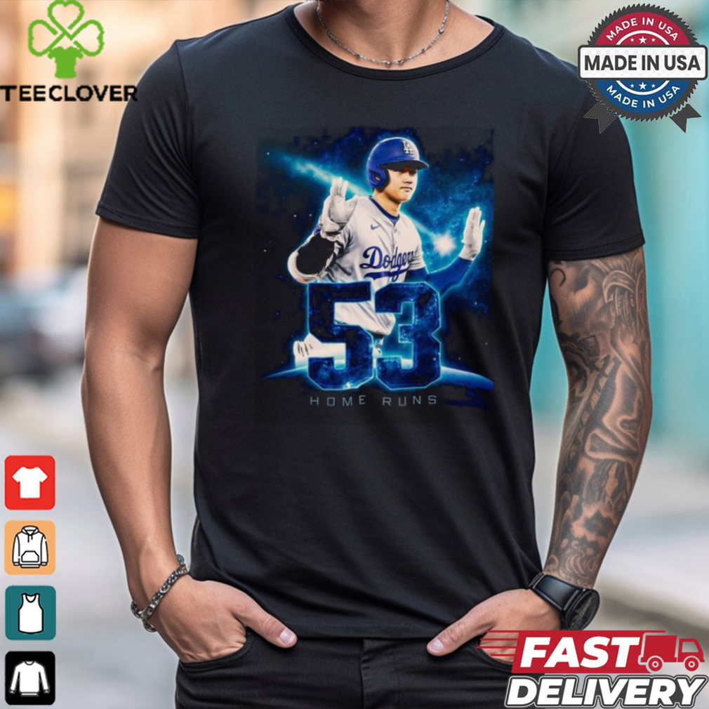 Shohei Ohtani 53 Home Runs shirt Shohei Ohtani 53 Home Runs shirt