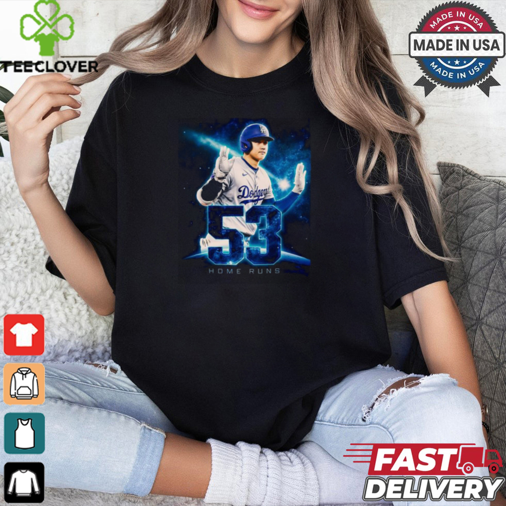 Shohei Ohtani 53 Home Runs shirt Shohei Ohtani 53 Home Runs shirt