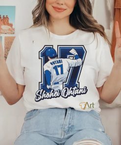 Shohei Ohtani Back 17 Los Angeles Dodgers Baseball shirt
