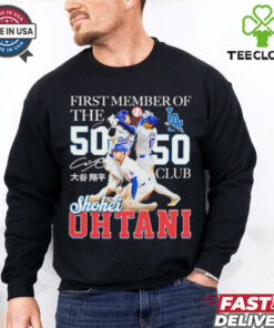 Shohei Ohtani First Member Of The 50 Hr 50 Sb Club Shirt