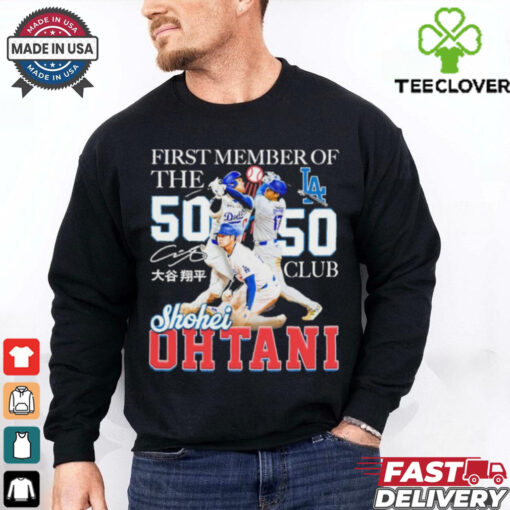 Shohei Ohtani First Member Of The 50 Hr 50 Sb Club Shirt