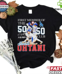 Shohei Ohtani First Member Of The 50 Hr 50 Sb Club Shirt