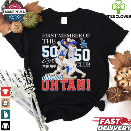 Shohei Ohtani First Member Of The 50 Hr 50 Sb Club Shirt