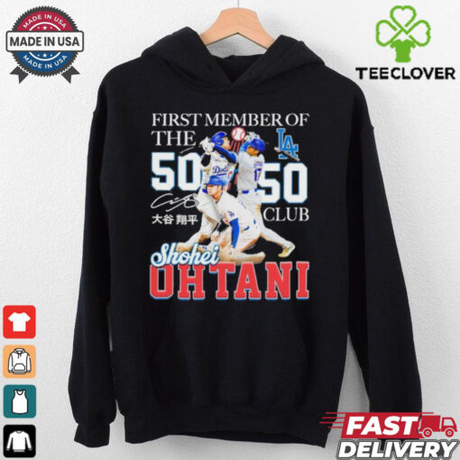 Shohei Ohtani First Member Of The 50 Hr 50 Sb Club Shirt