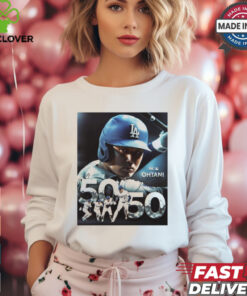 Shohei Ohtani Has The First 50 50 Season In MLB History Signature t shirt