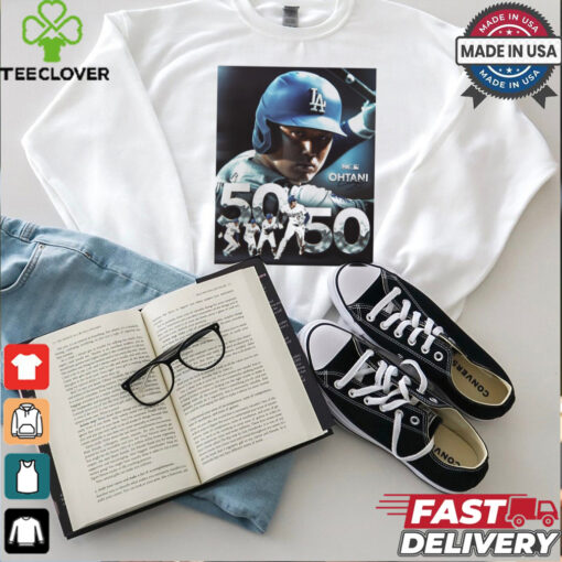 Shohei Ohtani Has The First 50 50 Season In MLB History Signature t shirt