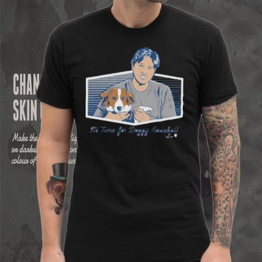 Shohei Ohtani It’s Time for Doggy Baseball T Shirt