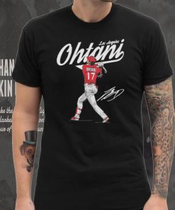 Shohei Ohtani Los Angeles Angels Score signature shirt