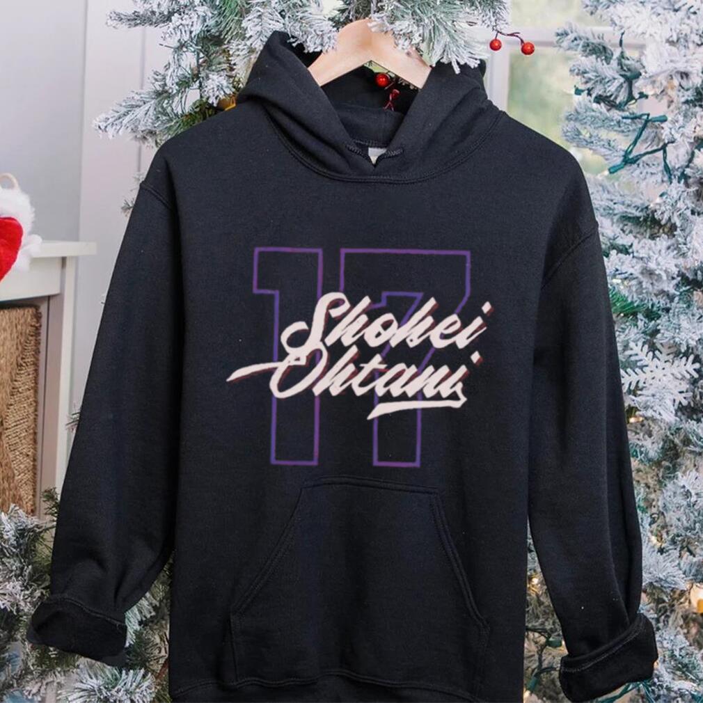 Shohei Ohtani Los Angeles Angels number script shirt Shohei Ohtani Los Angeles Angels number script shirt