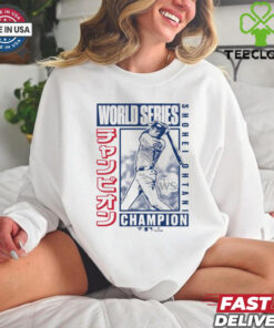 Shohei Ohtani Los Angeles Dodgers 2024 World Series Champions Kanji Swing T Shirt