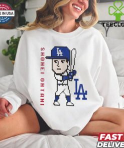 Shohei Ohtani Los Angeles Dodgers 8 bit hoodie, sweater, longsleeve, shirt v-neck, t-shirt