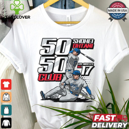Shohei Ohtani Los Angeles Dodgers MLB 2024 No 17 50 50 CLub Graphic t shirt