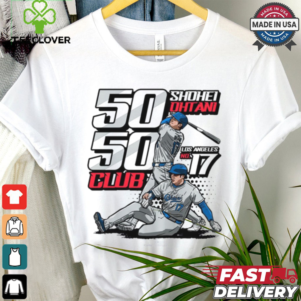 Shohei Ohtani Los Angeles Dodgers MLB 2024 No 17 50 50 CLub Graphic t shirt Shohei Ohtani Los Angeles Dodgers MLB 2024 No 17 50 50 CLub Graphic t shirt