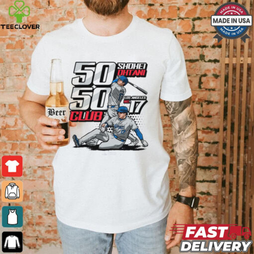 Shohei Ohtani Los Angeles Dodgers MLB 2024 No 17 50 50 CLub Graphic t shirt