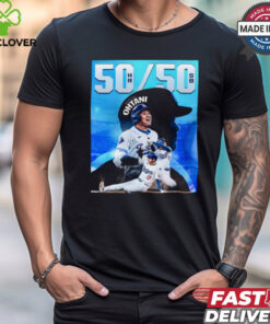 Shohei Ohtani Los Angeles Dodgers MLB Is The Founder Of The 50 50 Club Poster t shirt