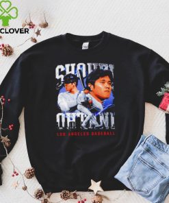 Shohei Ohtani Los Angeles Dodgers baseball player portrait signature 2024 shirt