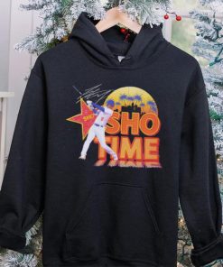 Shohei Ohtani Los Angeles Dodgers baseball player pose Sho time skyline signature shirt