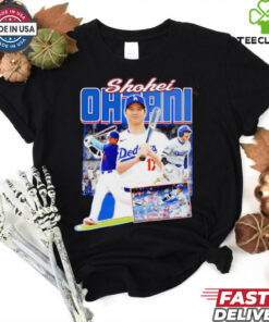 Shohei Ohtani Los Angeles Dodgers graphic shirt 3 Shohei Ohtani Los Angeles Dodgers graphic shirt