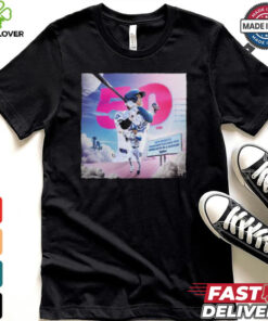 Shohei Ohtani Sets A New Dodger Franchise Record For Home Runs In A Single Season With 50 Vintage T Shirt