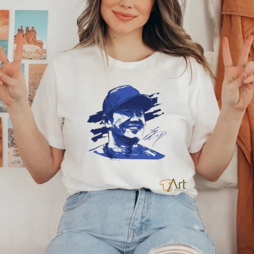 Shohei Ohtani Sketch Los Angeles Dodgers Signatures Shirt