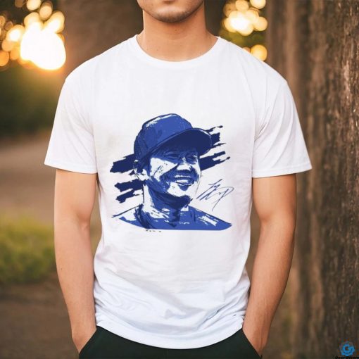 Shohei Ohtani Sketch Los Angeles Dodgers Signatures Shirt