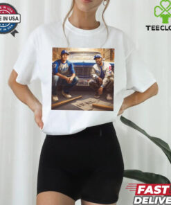 Shohei Ohtani and Mookie Betts Dodgers Are 1 Win Away From Becoming World Series Champs Poster t shirt 3 Shohei Ohtani and Mookie Betts Dodgers Are 1 Win Away From Becoming World Series Champs Poster t shirt