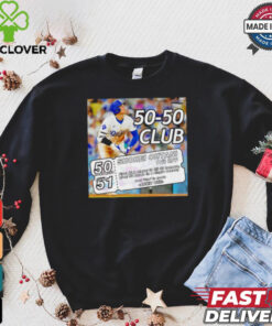 Shohei Ohtani becomes the first player in MLB history to hit 50 home runs and 50 steals in a single season T shirt