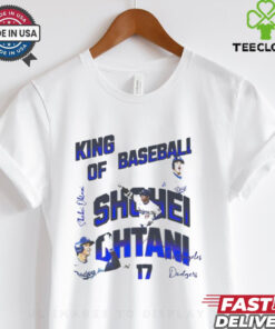 Shohei Ohtani king of baseball #17 Dodgers MVP shirt