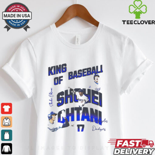 Shohei Ohtani king of baseball #17 Dodgers MVP shirt