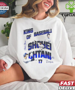 Shohei Ohtani king of baseball #17 Dodgers MVP shirt