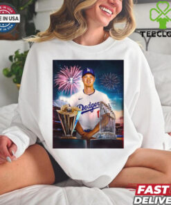 Shohei Ohtani stays winning Los Angeles Dodgers MLB 2024 World Series Poster t shirt