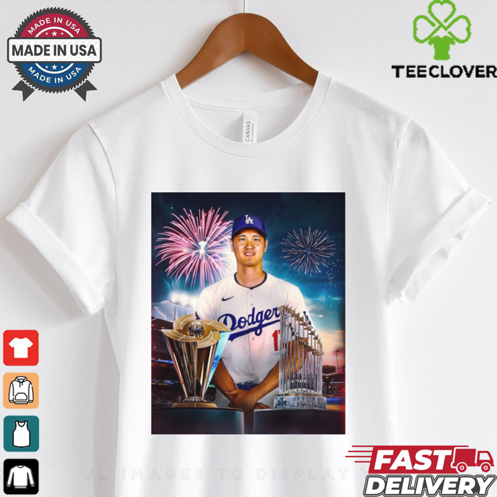 Shohei Ohtani stays winning Los Angeles Dodgers MLB 2024 World Series Poster t shirt Shohei Ohtani stays winning Los Angeles Dodgers MLB 2024 World Series Poster t shirt