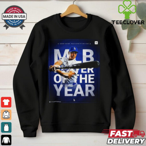 Shohei Ohtano MLB Player of the year shirt