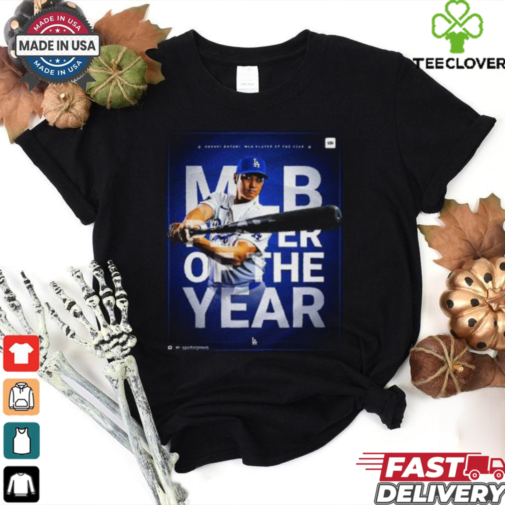 Shohei Ohtano MLB Player of the year shirt Shohei Ohtano MLB Player of the year shirt
