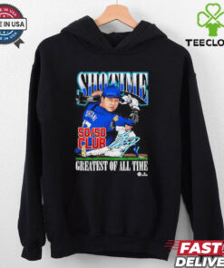 Shohei ohtani 50 50 design 1 blue hoodie, sweater, longsleeve, shirt v-neck, t-shirt