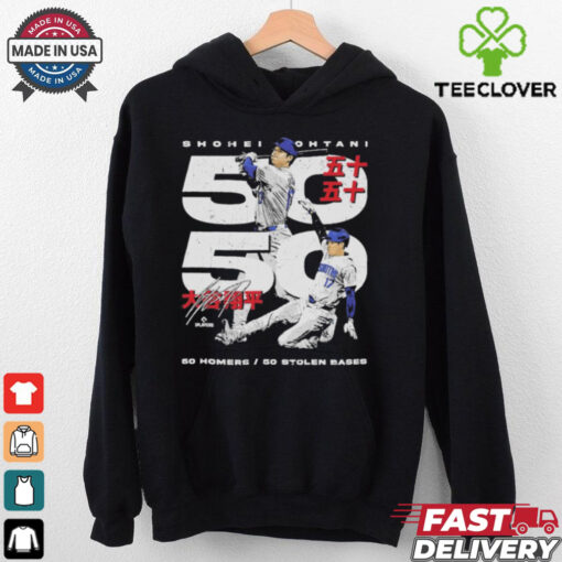 Shohei ohtani los angeles d 50 50 club japanese hoodie, sweater, longsleeve, shirt v-neck, t-shirt