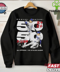 Shohei ohtani los angeles d 50 50 club japanese hoodie, sweater, longsleeve, shirt v-neck, t-shirt