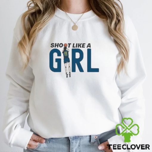 Shoot Like A Girl Caitlin Clark Indiana Fever Number 22 Shirt