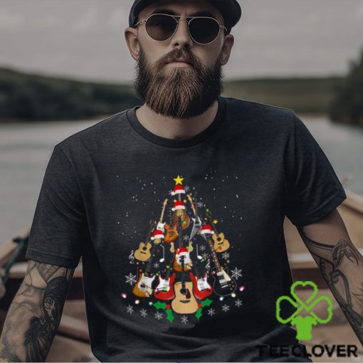 Shop Funny Christmas Guitar Player Gifts Xmas Tree T Shirts Sweathoodie, sweater, longsleeve, shirt v-neck, t-shirt